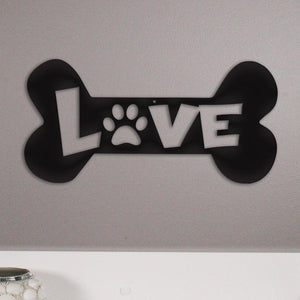 Puppy Love - Metal Wall Art/Decor